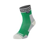 SEALSKINZ Holverstone Waterproof Ankle Length Lightweight Running Sock, Green, L