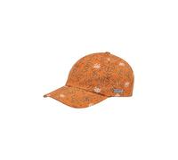 SEALSKINZ | Houghton | Unisex Waterproof Foldable Peak Leaf Print Cap Hat | Adjustable Fit | Summer & Outdoor | UV Protection SPF 40+ | Waterproof & Wearable Orange
