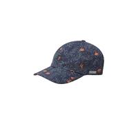 SEALSKINZ | Houghton | Unisex Waterproof Foldable Peak Leaf Print Cap Hat | Adjustable Fit | Summer & Outdoor | UV Protection SPF 40+ | Waterproof & Wearable Navy