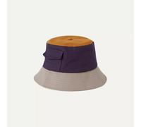SealSkinz Lynford Waterproof Canvas Bucket Hat Navy/Yellow/Beige