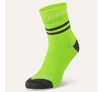 Sealskinz Mautby Aquasealz™ Waterproof Warm Weather Ankle Length Sock with Hydrostop - Neon Yellow / Small
