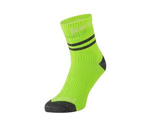 SEALSKINZ | Mautby | Unisex Waterproof Anti-Blister Warm Weather Ankle Length Sock with Hydrostop™ to Block Water | Natural Bamboo Lining | Thin and Seamless | S Neon Yellow