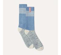 Sealskinz Men's Bawdeswell Bamboo Mid Length Lightweight Sock - Blue - Size: Medium