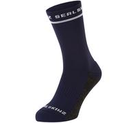 Men's Sealskinz Mens Foxley Mid Length Sock - Navy - Size: 5/5.5/6.5/7/6/7.5