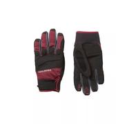 SealSkinz Mens & Ladies Waterproof All Weather MTB Mountain Bike Gloves - S - Black/Red