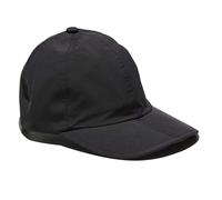 SEALSKINZ | Salle | Black Colour | Waterproof Unisex All Weather Foldable Peak Cap Hat | Outdoor Headwear | UV Protection | Running, Golf, Hiking