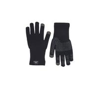 Sealskinz Men's Waterproof All Weather Ultra Grip Knitted Gloves in Black | Size: Large SealSkinz Black L