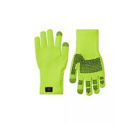 SealSkinz Mens Waterproof All Weather Ultra Grip Knitted Gloves - M - Neon Yellow
