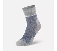 SealSkinz Morston Solo QuickDry Ankle Length Sock Blue/Light Grey Marl