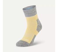 SealSkinz Morston Solo QuickDry Ankle Length Sock Yellow/Light Grey Marl