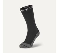 SealSkinz Nordelph Waterproof Warm Weather Soft Touch Mid Length Socks Black/Gry