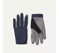 Sealskinz Paston Single Layer Glove Poly with Faux Suede Perforated Palm - Blue - Size: Large