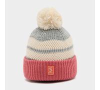 Sealskinz Pulham Kids' Waterproof Cold Weather Bobble Hat, Pink/Grey 7-10Y