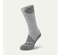 SealSkinz Raynham Waterproof All Weather Mid Length Sock - Grey/Grey Marl - Grey - L