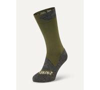 Sealskinz Raynham Waterproof All Weather Mid Length Sock Olive/Grey Marl Unisex