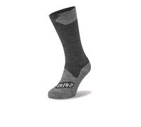 Sealskinz Raynham Waterproof All Weather Mid Length Socks Black/Grey Marl