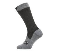 Sealskinz Raynham Waterproof AW Mid Length Sock Colour: Black, Size: M