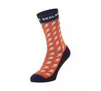 SEALSKINZ | Rudham | Unisex Mid Length All Weather Active Cycle Socks | Quick Dry & Breathable | Cycling Accessories | Polycolon Withdraws Perspiration