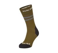 SEALSKINZ | Runton | Unisex Waterproof Cold Weather Mid Length Merino Wool Lined Sock | Outdoor Adventure & Winter Sports, Hiking | Hydrostop to Block Water Penetration