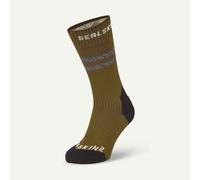 SealSkinz Runton Waterproof Cold Weather Mid Length Socks Hydrostop - Olive