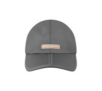 SEALSKINZ | Salle Logo | Waterproof Unisex All Weather Foldable Peak Cap Hat | Outdoor Headwear | UV Protection | Running, Golf, Hiking Grey