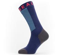 Sealskinz Warm Weather Hydrostop Wp Mid Socks Blue EU 36-38 Man