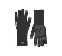 SEALSKINZ | Skeyton | Waterproof Ultra Grip Knitted Gauntlet with Extended Sleeve | Black | Medium | For Cold & Wet Weather