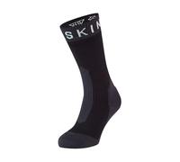 SEALSKINZ | Stanfield | Waterproof Extreme Cold Weather Mid Length Sock | Merino Wool | Outdoor | Releases Heat & Moisture | M - Black