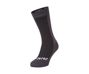 SEALSKINZ | Starston | Unisex Waterproof Cold Weather Mid Length Merino Wool Lined Sock | Outdoor Adventure & Winter Sports, Hiking | Three-Layer Insulation Technology