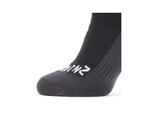 SEALSKINZ Starston Waterproof Cold Weather Mid Length Sock Black/Grey Unisex SOCK Large