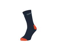 Sealskinz Suffield Solo Merino Socks NAVY/ORANGE