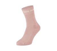 SEALSKINZ | Suffield | Unisex Premium Solo Merino Liner Wool Sock | Extreme Comfort | L - Pink
