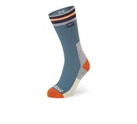 SealSkinz Surlingham Waterproof Striped Cuff Mid Length Socks | UK S in Blue