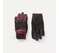 SealSkinz Sutton Waterproof All Weather MTB Gloves AW24 - Black / Red