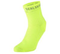Sealskinz Thetford Waterproof All Weather Cycle Oversock - Neon Yellow / Large