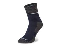 SealSkinz Thurton Solo Quickdry Mid Length Socks | UK M in Navy/Grey Marl/Cream