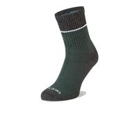 SealSkinz Thurton Solo Quickdry Mid Length Socks | UK S in Olive/Grey Marl/Cream