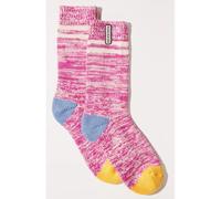 Sealskinz Thwaite Bamboo Mid Length Twisted Women's Sock Pink/Green/Blue/Cream