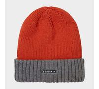 Sealskinz Bacton Waterproof Cold Weather Roll Cuff Beanie - Orange / Grey / 2XLarge Orange/Grey 2XLarge