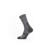 SEALSKINZ Unisex Solo QuickDry Ankle Length Sock - Grey, Medium