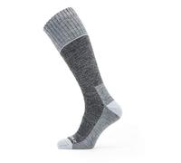 SEALSKINZ Unisex Solo QuickDry Knee Length Sock - Grey, Medium