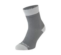 SEALSKINZ Unisex Waterproof All Weather Ankle Length Sock - Grey, X-Large