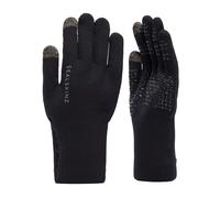 SEALSKINZ Unisex Waterproof All Weather Ultra Grip Knitted Glove - Black, Medium