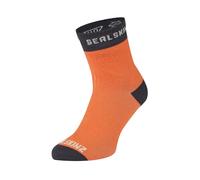 SEALSKINZ Unisex Wretham Waterproof All Weather Ankle Length Sock, Orange, M EU