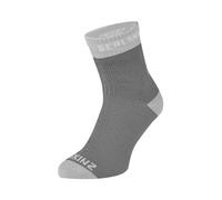 SEALSKINZ Unisex Wretham Waterproof Warm Weather Ankle Length Sock, Grey, XL EU