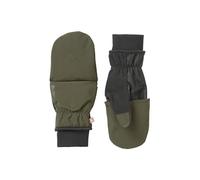 SEALSKINZ | Walpole | Water Repellent Cold Weather Convertible Leather Mitten | Magnetic Clasp Converts to Fingerless for Dexterity | Sheepskin Leather