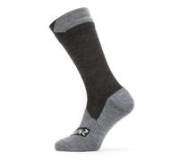 SEALSKINZ | Raynham | Unisex Waterproof All Weather Mid Length Sock | Running, Trekking, Camping & Everyday Use | Merino Wool Lining | 4-Way-Stretch