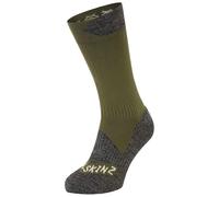 Sealskinz Waterproof All Weather Mid Length Walking Sock - Olive Green