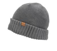 Seal Skinz Waterproof Cold Weather Roll Cuff Beanie Small/Medium Grey