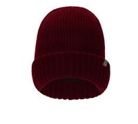 SEALSKINZ | Bacton | Unisex Waterproof Cold Weather Roll Cuff Beanie Hat | Everyday Use & Outdoor Activity | Three-Layer Insulation Technology | Microfleece Lining Red